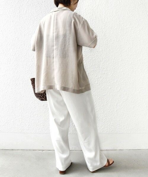 SHIPS / シップス その他パンツ | 《予約》〈接触冷感 / UVカット/ 手洗い可能〉スマート イージー デニム ライク タック パンツ | 詳細3