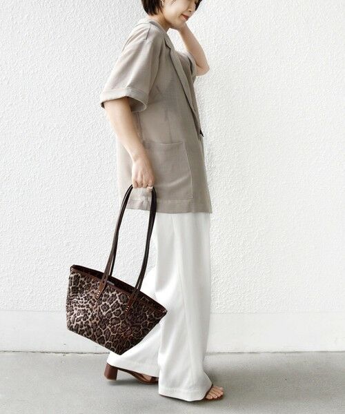 SHIPS / シップス その他パンツ | 《予約》〈接触冷感 / UVカット/ 手洗い可能〉スマート イージー デニム ライク タック パンツ | 詳細4