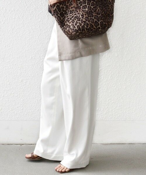 SHIPS / シップス その他パンツ | 《予約》〈接触冷感 / UVカット/ 手洗い可能〉スマート イージー デニム ライク タック パンツ | 詳細6