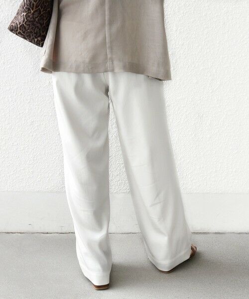 SHIPS / シップス その他パンツ | 《予約》〈接触冷感 / UVカット/ 手洗い可能〉スマート イージー デニム ライク タック パンツ | 詳細7