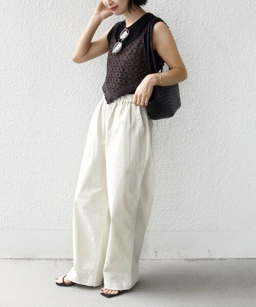 SHIPS / シップス カーゴパンツ | 《予約》【WEB限定】〈洗濯機可能〉ドロスト ベイカー パンツ | 詳細2