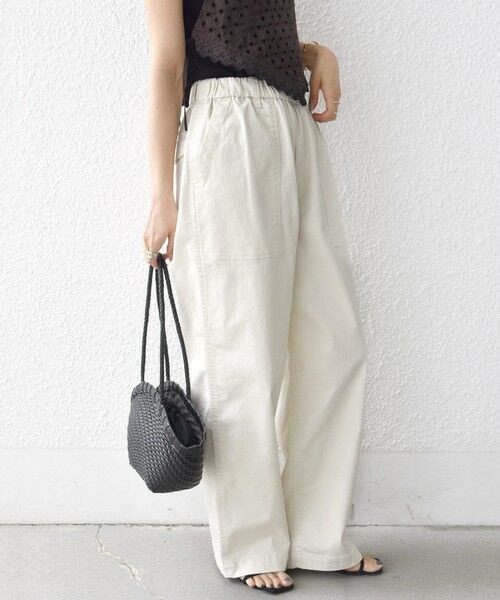 SHIPS / シップス カーゴパンツ | 《予約》【WEB限定】〈洗濯機可能〉ドロスト ベイカー パンツ（オフホワイト）