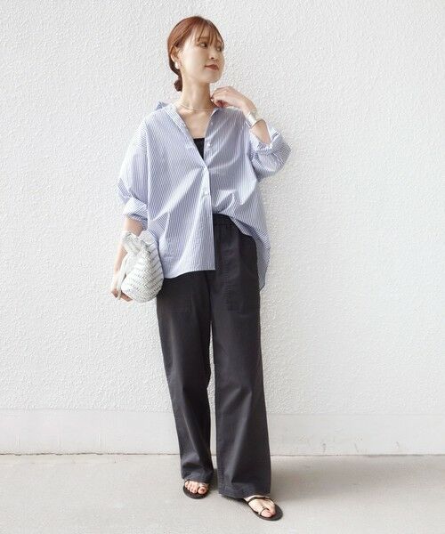 SHIPS / シップス カーゴパンツ | 《予約》【WEB限定】〈洗濯機可能〉ドロスト ベイカー パンツ | 詳細12