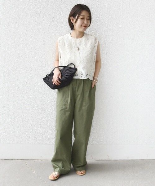 SHIPS / シップス カーゴパンツ | 《予約》【WEB限定】〈洗濯機可能〉ドロスト ベイカー パンツ | 詳細23