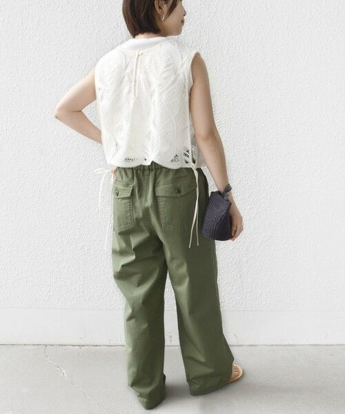 SHIPS / シップス カーゴパンツ | 《予約》【WEB限定】〈洗濯機可能〉ドロスト ベイカー パンツ | 詳細25