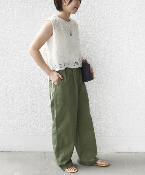 SHIPS / シップス カーゴパンツ | 《予約》【WEB限定】〈洗濯機可能〉ドロスト ベイカー パンツ | 詳細26