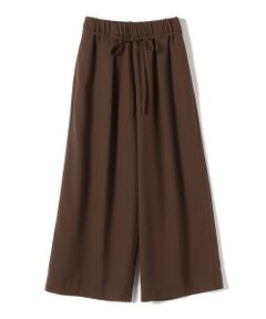 SHIPS / シップス その他パンツ | 〈接触冷感/防シワ/洗濯機可能〉麻調 ウエスト リボン インタック イージー パンツ