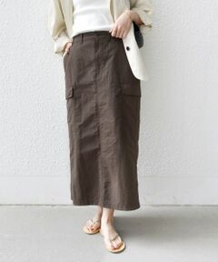 SHIPS / シップス ロング・マキシ丈スカート | 《予約》【SHIPS別注】GUNG HO:〈洗濯機可能〉SLD カーゴ スカート