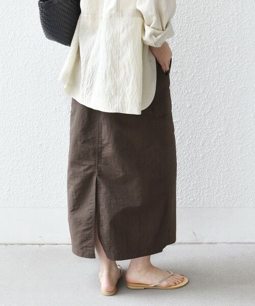 SHIPS / シップス ロング・マキシ丈スカート | 《予約》【SHIPS別注】GUNG HO:〈洗濯機可能〉SLD カーゴ スカート | 詳細6