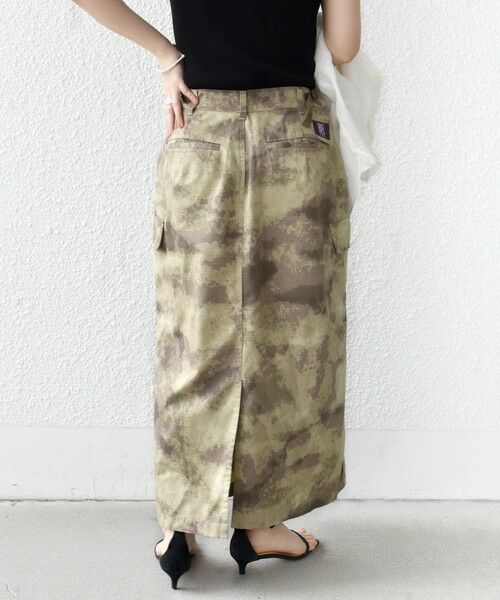 SHIPS / シップス ロング・マキシ丈スカート | 《予約》【SHIPS別注】GUNG HO:〈洗濯機可能〉CAMO柄 カーゴ スカート | 詳細10