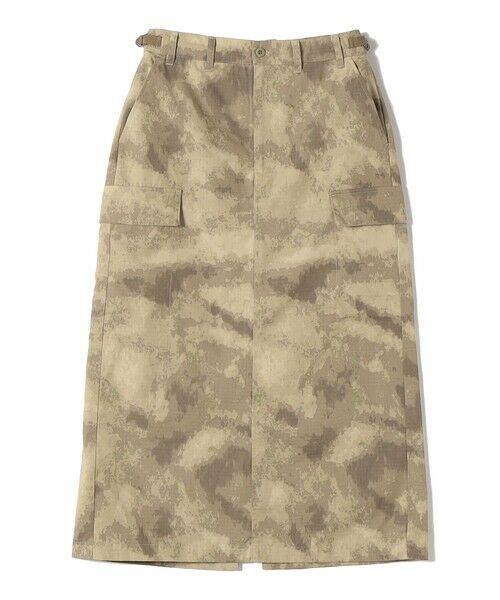 SHIPS / シップス ロング・マキシ丈スカート | 《予約》【SHIPS別注】GUNG HO:〈洗濯機可能〉CAMO柄 カーゴ スカート | 詳細13