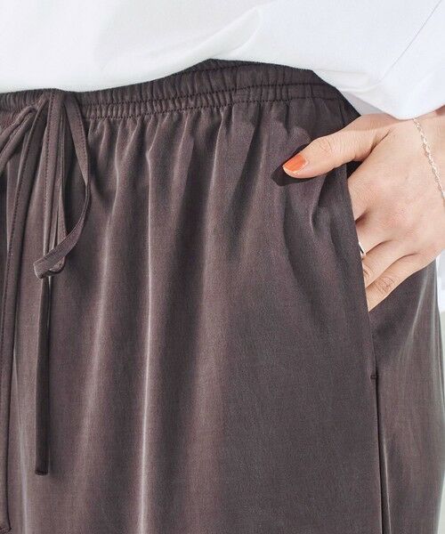 SHIPS / シップス ミニ・ひざ丈スカート | 《予約》〈手洗い可能〉フィブリル ジャージー ロング スカート | 詳細19