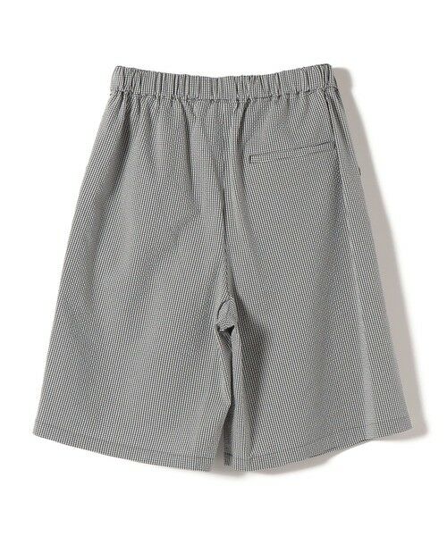 SHIPS / シップス ショート・ハーフ・半端丈パンツ | 〈手洗い可能〉ギンガム サッカー ドロスト ショート パンツ | 詳細10