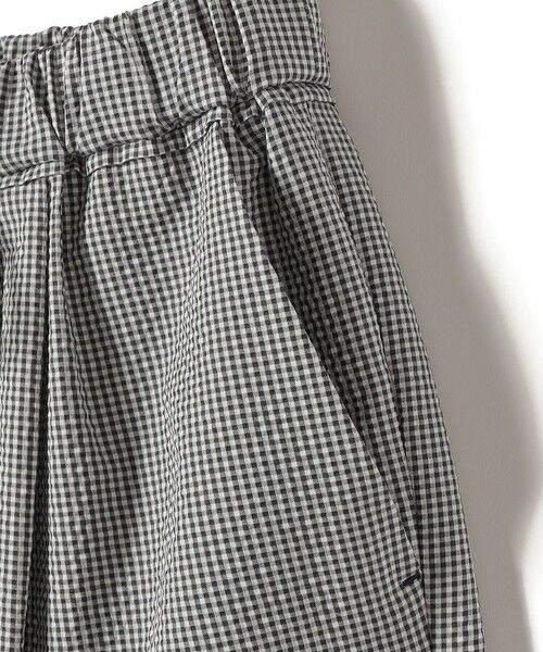 SHIPS / シップス ショート・ハーフ・半端丈パンツ | 〈手洗い可能〉ギンガム サッカー ドロスト ショート パンツ | 詳細15