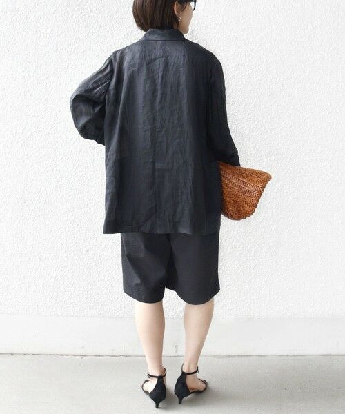 SHIPS / シップス ショート・ハーフ・半端丈パンツ | 〈手洗い可能〉ギンガム サッカー ドロスト ショート パンツ | 詳細21