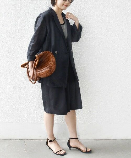 SHIPS / シップス ショート・ハーフ・半端丈パンツ | 〈手洗い可能〉ギンガム サッカー ドロスト ショート パンツ | 詳細22