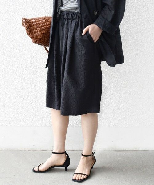 SHIPS / シップス ショート・ハーフ・半端丈パンツ | 〈手洗い可能〉ギンガム サッカー ドロスト ショート パンツ | 詳細25