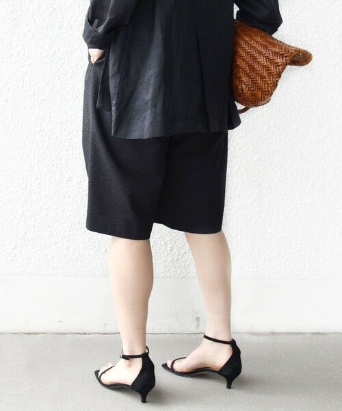 SHIPS / シップス ショート・ハーフ・半端丈パンツ | 〈手洗い可能〉ギンガム サッカー ドロスト ショート パンツ | 詳細26