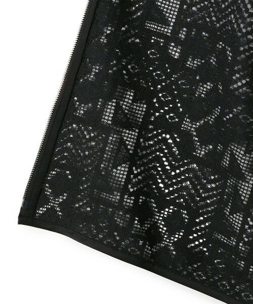 SHIPS / シップス ブルゾン | SHIPS Primary Navy Label:〈手洗い可能〉幾何学 ラッセル レース ブルゾン | 詳細7