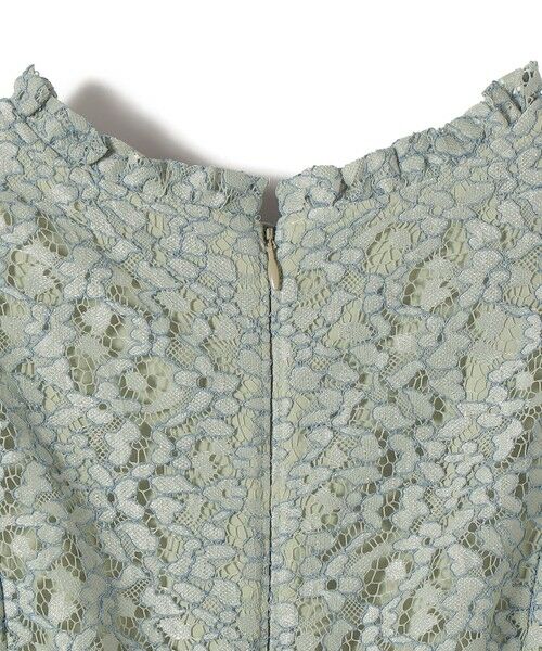 SHIPS / シップス ロング・マキシ丈ワンピース | kaene:コード レース パフ スリーブ ワンピース | 詳細6