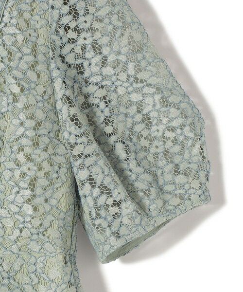 SHIPS / シップス ロング・マキシ丈ワンピース | kaene:コード レース パフ スリーブ ワンピース | 詳細7