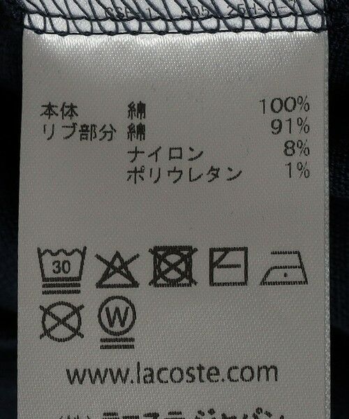 SHIPS / シップス ロング・マキシ丈ワンピース | LACOSTE:〈洗濯機可能〉スキッパー ポロ マキシ ワンピース | 詳細30