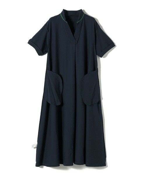 SHIPS / シップス ロング・マキシ丈ワンピース | LACOSTE:〈洗濯機可能〉スキッパー ポロ マキシ ワンピース | 詳細4