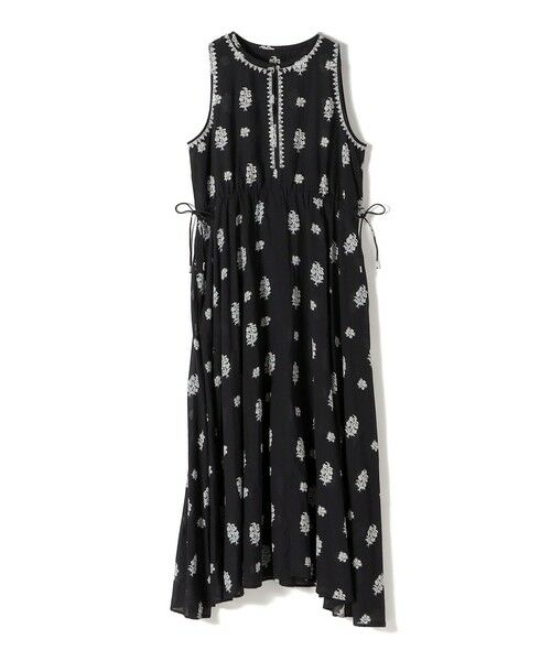 SHIPS / シップス ロング・マキシ丈ワンピース | 《予約》【SHIPS別注】Fanaka:〈手洗い可能〉フラワー プリント 刺繍 ワンピース | 詳細8