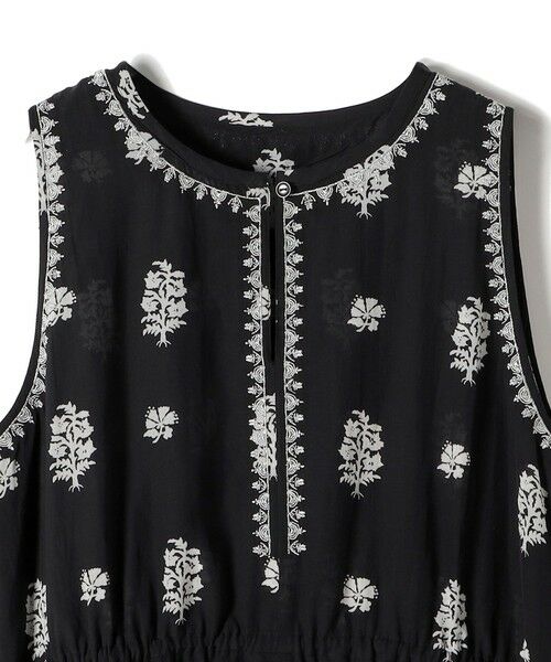 SHIPS / シップス ロング・マキシ丈ワンピース | 《予約》【SHIPS別注】Fanaka:〈手洗い可能〉フラワー プリント 刺繍 ワンピース | 詳細10