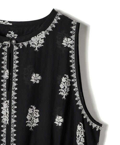 SHIPS / シップス ロング・マキシ丈ワンピース | 《予約》【SHIPS別注】Fanaka:〈手洗い可能〉フラワー プリント 刺繍 ワンピース | 詳細12