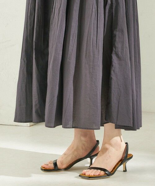 SHIPS / シップス ロング・マキシ丈ワンピース | 《予約》【SHIPS別注】Fanaka:〈手洗い可能〉ストライプ ドビー 羽織 ワンピース | 詳細13