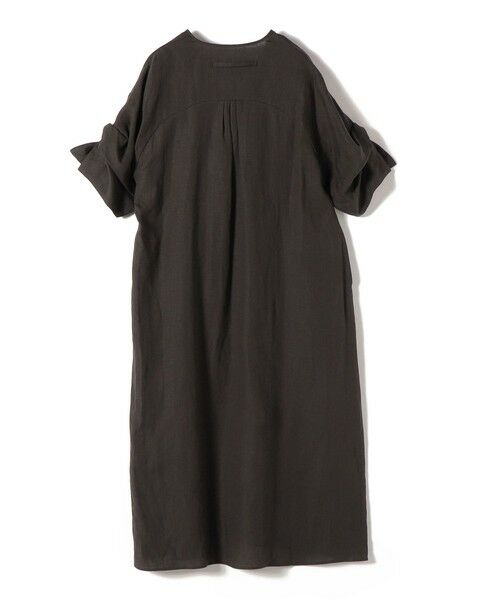 SHIPS / シップス ロング・マキシ丈ワンピース | 《予約》TICCA:〈手洗い可能〉リネン ツイスト スリーブ ワンピース | 詳細13