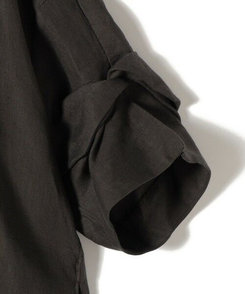 SHIPS / シップス ロング・マキシ丈ワンピース | 《予約》TICCA:〈手洗い可能〉リネン ツイスト スリーブ ワンピース | 詳細17