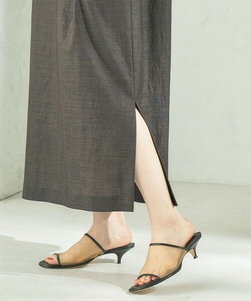 SHIPS / シップス ロング・マキシ丈ワンピース | 【実力派ベーシック】〈接触冷感/UVカット/吸水速乾/洗濯機可能〉SUUSUU タック スリーブ ワンピース | 詳細15