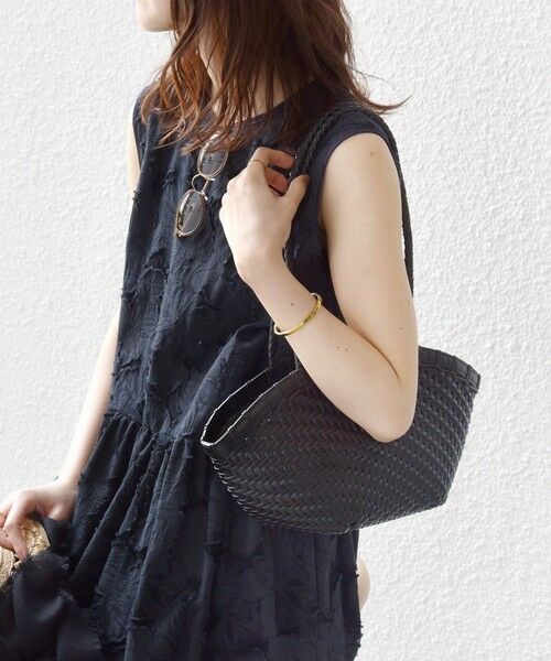 SHIPS / シップス ロング・マキシ丈ワンピース | 《予約》〈手洗い可能〉シアー ジャカード ノースリーブ ワンピース | 詳細19