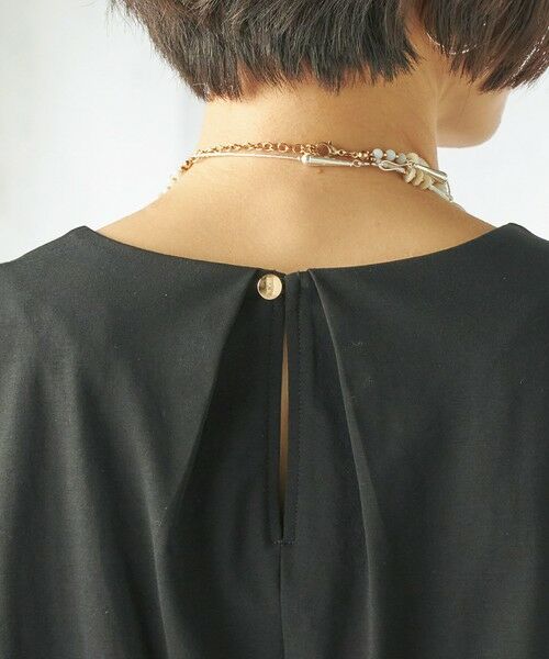 SHIPS / シップス ロング・マキシ丈ワンピース | 《予約》〈接触冷感/吸水速乾/洗濯機可能〉ハイゲージ ポンチ ノースリーブ ワンピース | 詳細21