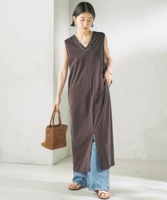 SHIPS / シップス ロング・マキシ丈ワンピース | 《予約》〈手洗い可能〉フィブリル ジャージー 2WAY ワンピース