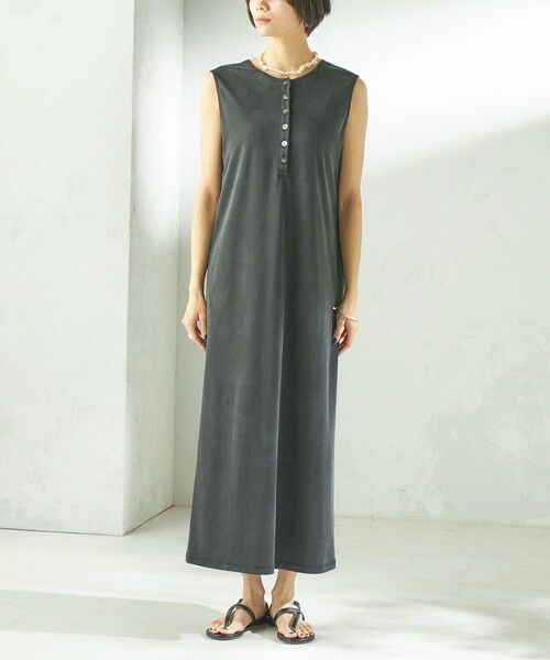 SHIPS / シップス ロング・マキシ丈ワンピース | 《予約》〈手洗い可能〉フィブリル ジャージー 2WAY ワンピース | 詳細12