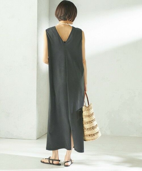 SHIPS / シップス ロング・マキシ丈ワンピース | 《予約》〈手洗い可能〉フィブリル ジャージー 2WAY ワンピース | 詳細3