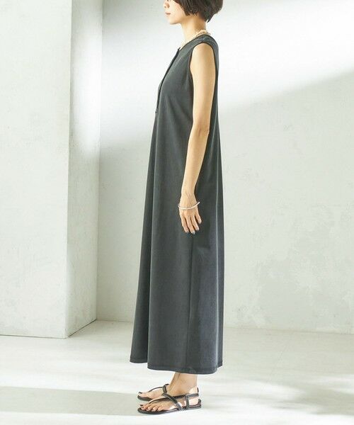 SHIPS / シップス ロング・マキシ丈ワンピース | 《予約》〈手洗い可能〉フィブリル ジャージー 2WAY ワンピース | 詳細13