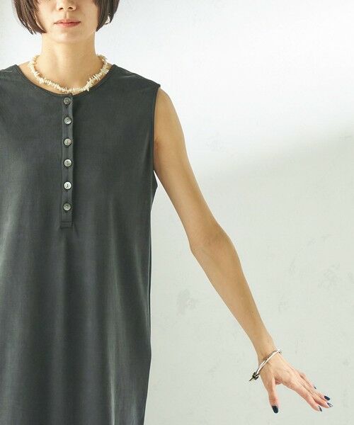 SHIPS / シップス ロング・マキシ丈ワンピース | 《予約》〈手洗い可能〉フィブリル ジャージー 2WAY ワンピース | 詳細16