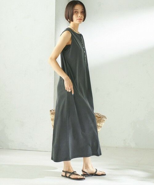 SHIPS / シップス ロング・マキシ丈ワンピース | 《予約》〈手洗い可能〉フィブリル ジャージー 2WAY ワンピース | 詳細4