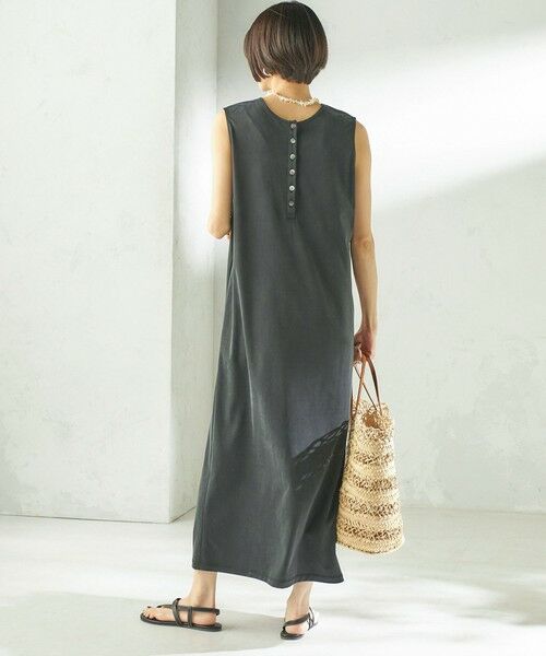 SHIPS / シップス ロング・マキシ丈ワンピース | 《予約》〈手洗い可能〉フィブリル ジャージー 2WAY ワンピース | 詳細7