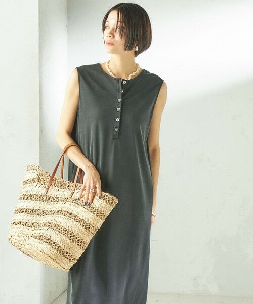 SHIPS / シップス ロング・マキシ丈ワンピース | 《予約》〈手洗い可能〉フィブリル ジャージー 2WAY ワンピース | 詳細8