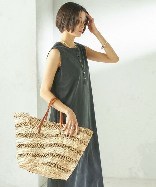 SHIPS / シップス ロング・マキシ丈ワンピース | 《予約》〈手洗い可能〉フィブリル ジャージー 2WAY ワンピース | 詳細9