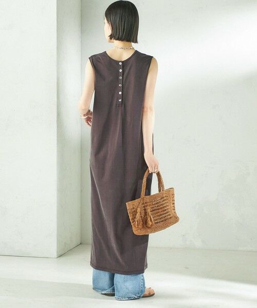 SHIPS / シップス ロング・マキシ丈ワンピース | 《予約》〈手洗い可能〉フィブリル ジャージー 2WAY ワンピース | 詳細22