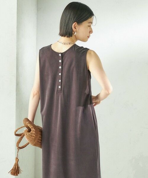 SHIPS / シップス ロング・マキシ丈ワンピース | 《予約》〈手洗い可能〉フィブリル ジャージー 2WAY ワンピース | 詳細25