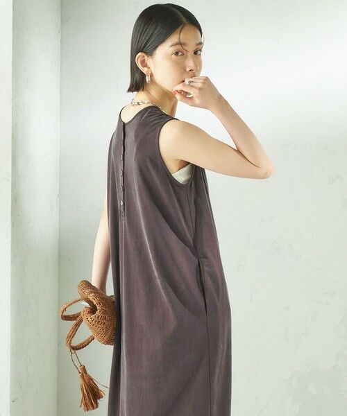 SHIPS / シップス ロング・マキシ丈ワンピース | 《予約》〈手洗い可能〉フィブリル ジャージー 2WAY ワンピース | 詳細26