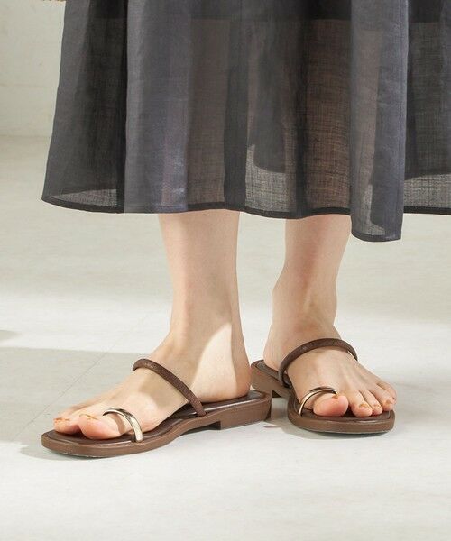 SHIPS / シップス サンダル | 《予約》NICOLAS LAINAS: リング フラット サンダル | 詳細6