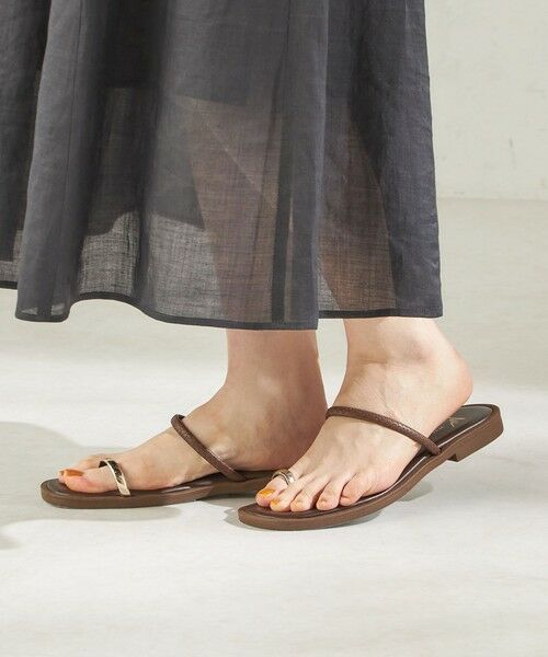 SHIPS / シップス サンダル | 《予約》NICOLAS LAINAS: リング フラット サンダル | 詳細7